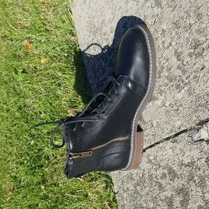 Womens combat style booties